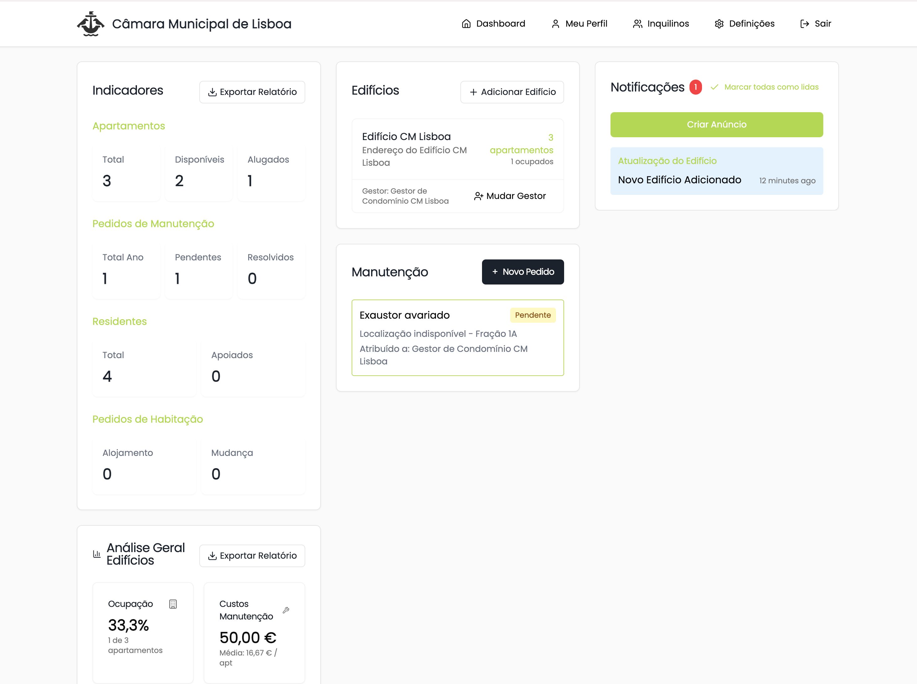 Relatórios de análise estratégica L4R - Taxas de ocupação e execução orçamental